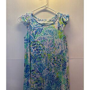 Lily Pulitzer Blue &‎ Green Dress (Girls XL)
